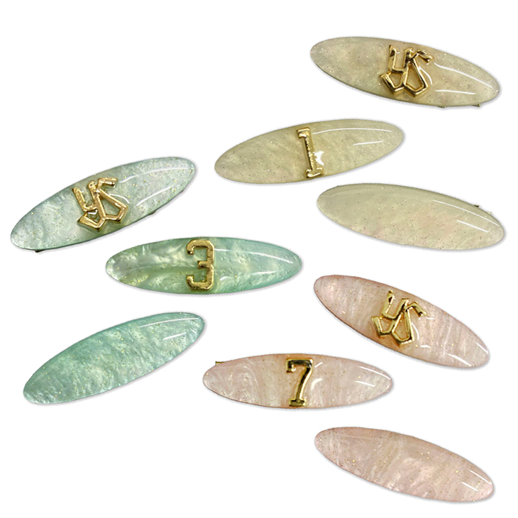 【2026年開幕新商品】選手背番号ヘアクリップセット