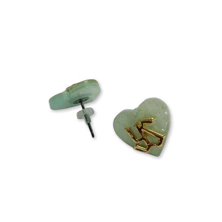 【2026年開幕新商品】選手背番号ハート型ピアス