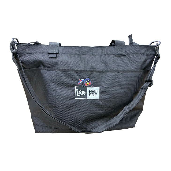 【2026年4月つばの日】ジムトートバッグ NEWERA×2896BOXロゴ（BLACK）