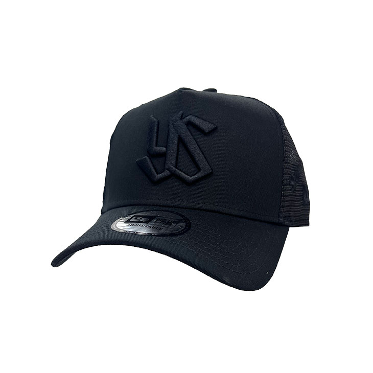 【夏直前！キャップ祭り】AFRAME TRUCKER YSロゴ（BLACK）