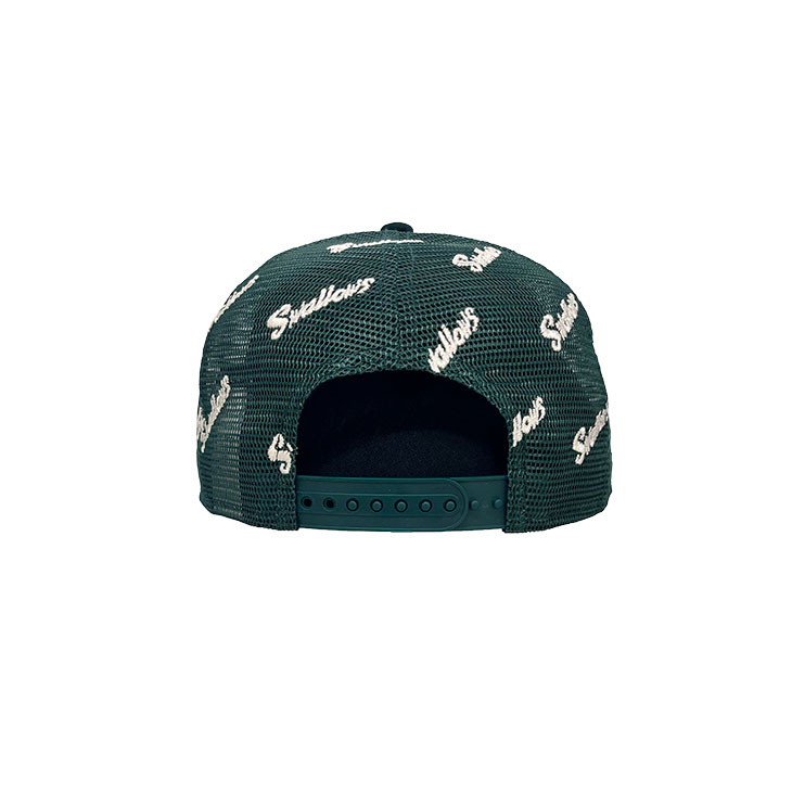 【夏直前！キャップ祭り】AFRAME TRUCKER YSロゴ（IVORY/GREEN）