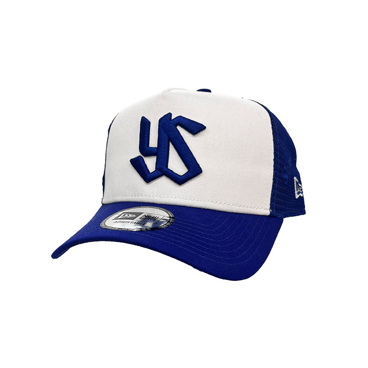 【夏直前！キャップ祭り】AFRAME TRUCKER YSロゴ（WHT/ROY）