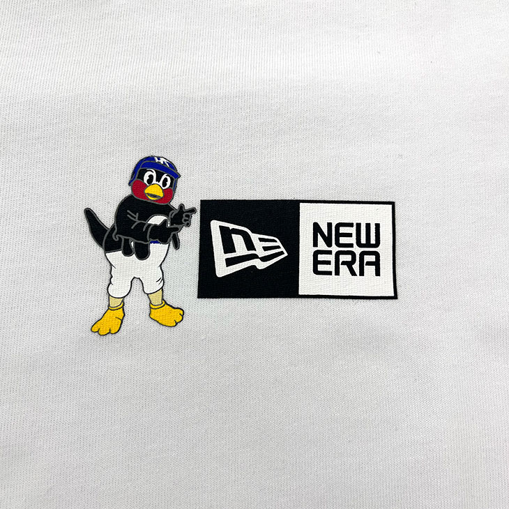 【新品】ニューエラ 東京ヤクルト つば九郎 Tシャツ 黒XXL NEWERA×つば九郎BOXロゴTシャツ（ブラック） | 東京ヤクルトスワローズ