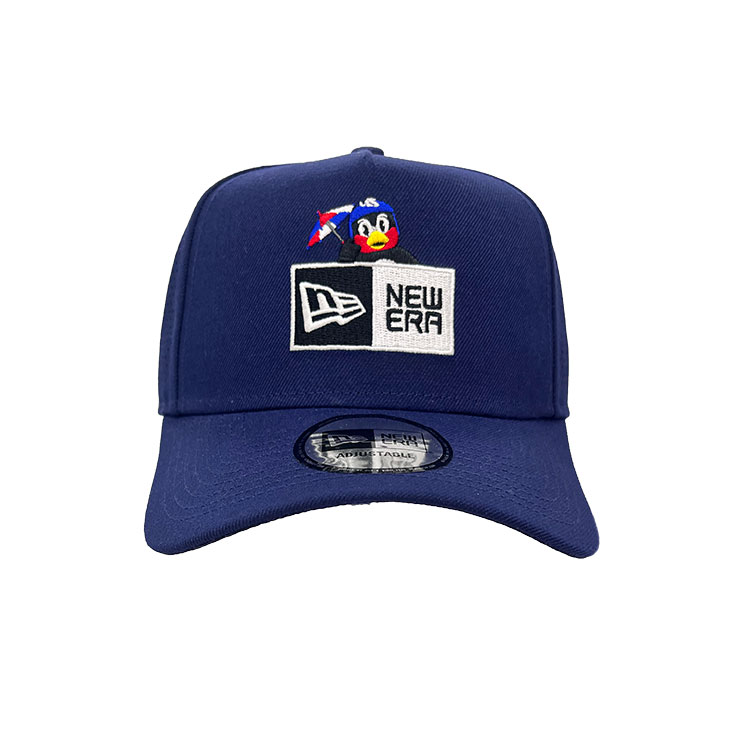 【2026年5月つばの日】AFRAME TRUCKER NEWERA×2896BOXロゴ（NAVY）