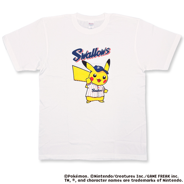 スワローズオリジナル ポケモンTシャツ【Kids】【S】【M】【L】【XL】