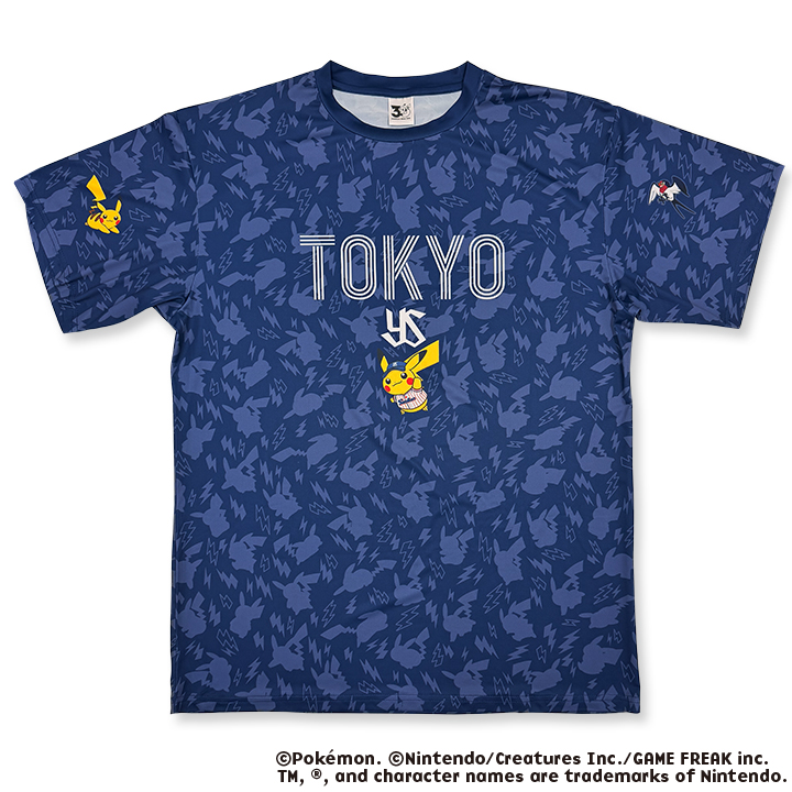 スワローズオリジナル ポケモン プラクティスTシャツ【XS】【S】【M】【L】【XL】