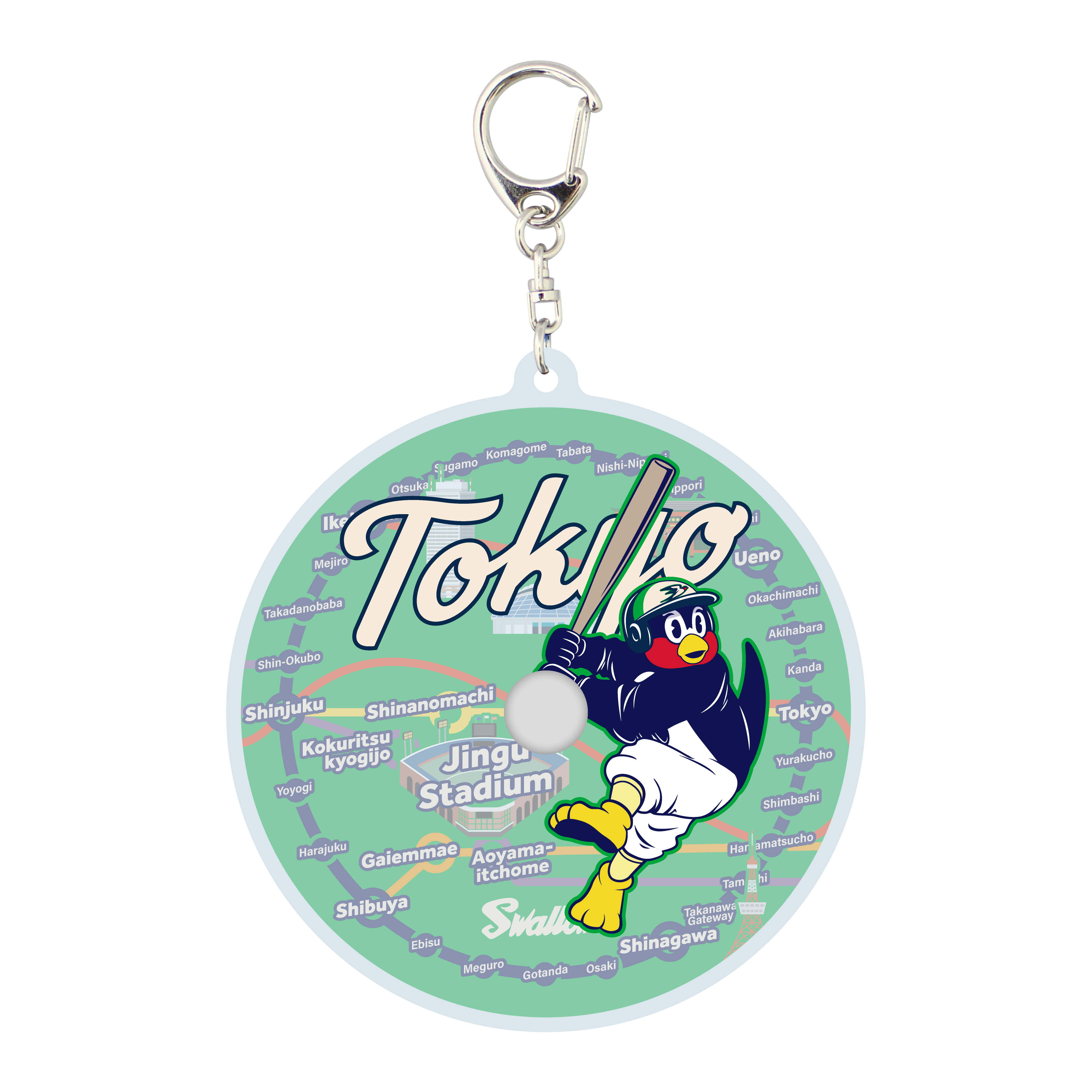 【2026年燕プロジェクト】つば九郎TOKYOくるくるキーホルダー