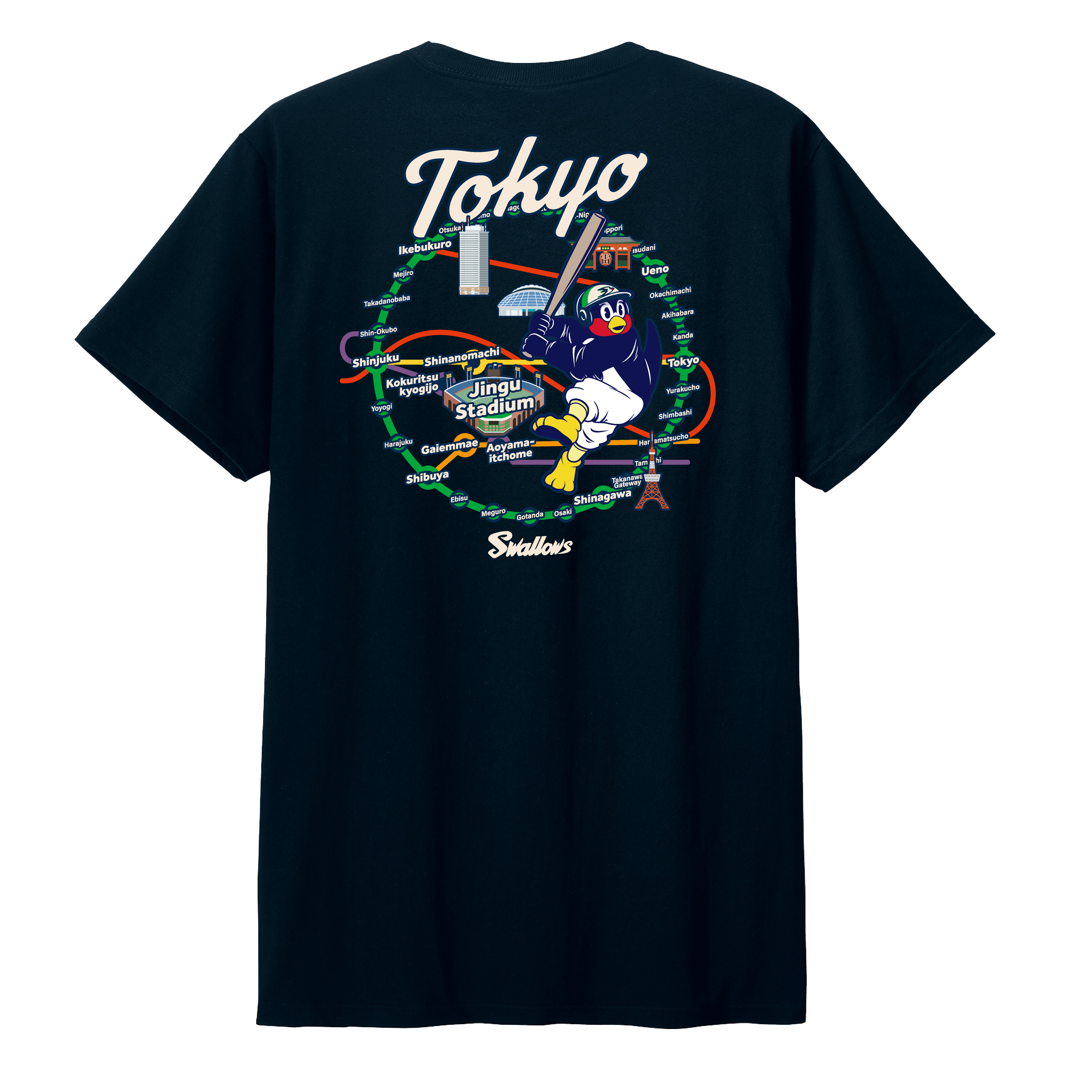【2026年燕プロジェクト】つば九郎TOKYO Tシャツ