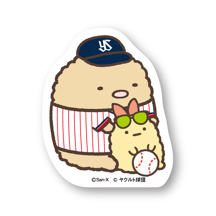 すみっコぐらし×スワローズ ステッカー（シークレット）7