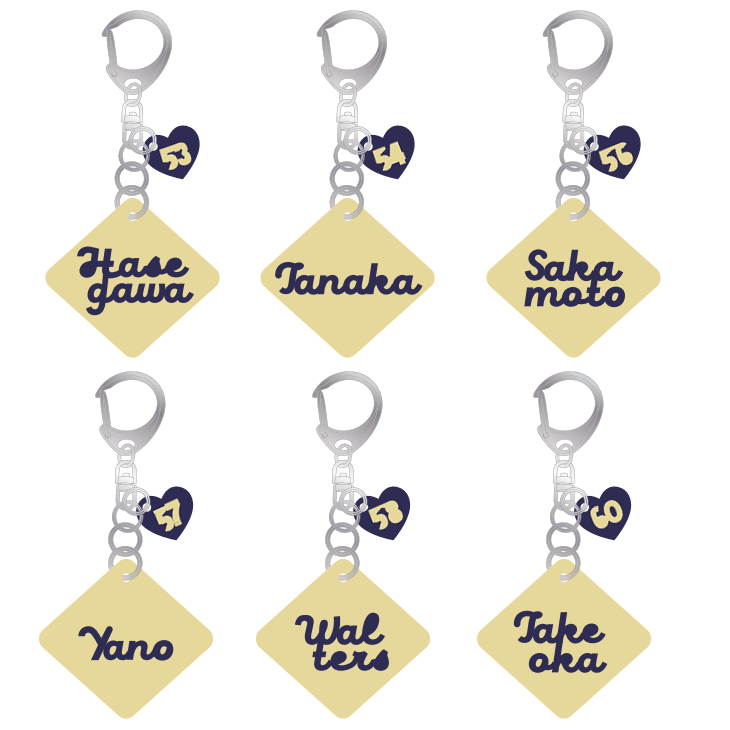 My Fave Swallows2026】苗字キーホルダー【8月中旬頃出荷予定】 | 東京