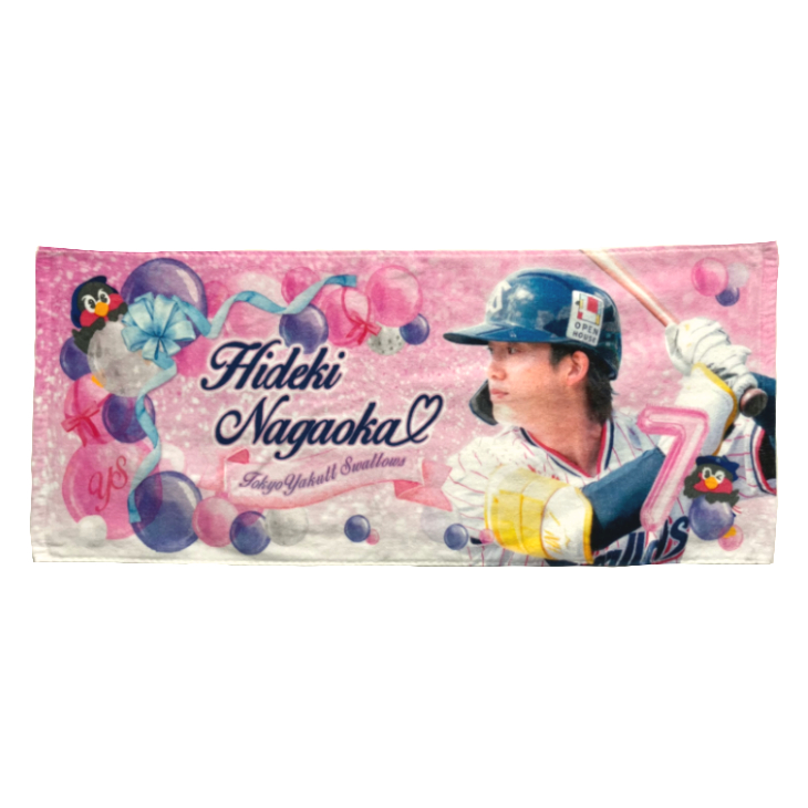 【My Fave Swallows2026】フェイスタオル（スイートバルーン）