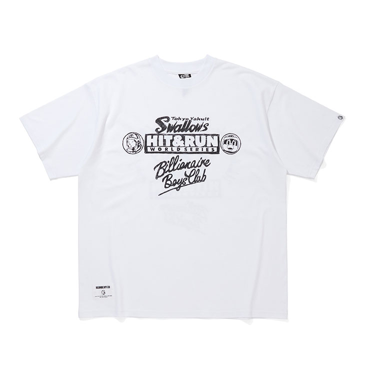 【2026年5月つばの日】BILLIONAIRE BOYS CLUB x TOKYO YAKULT SWALLOWS  _Cotton T-shirt_Mono ver