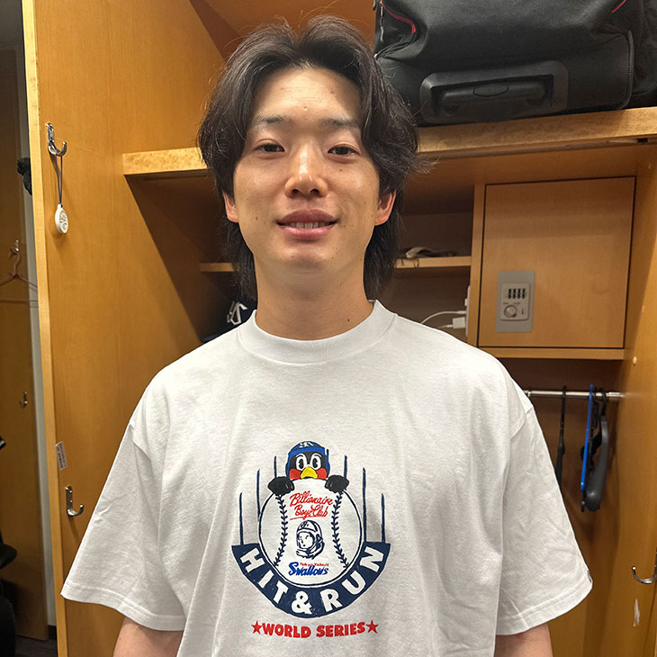 【2026年5月つばの日】BILLIONAIRE BOYS CLUB x TOKYO YAKULT SWALLOWS  _Cotton T-shirt_Color ver