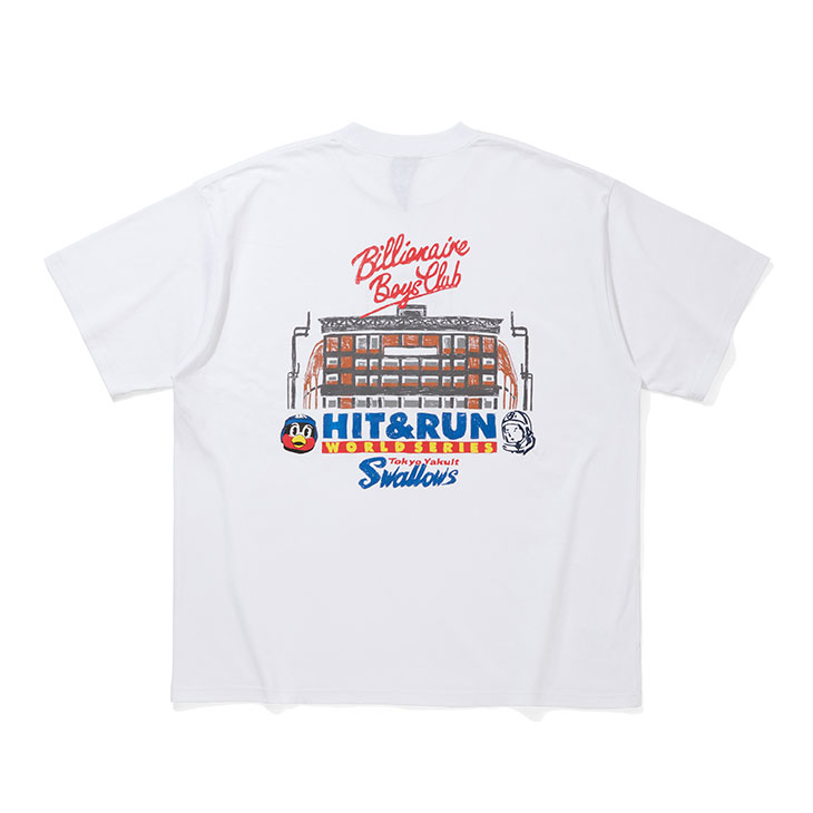 【2026年5月つばの日】BILLIONAIRE BOYS CLUB x TOKYO YAKULT SWALLOWS  _Cotton T-shirt_Color ver