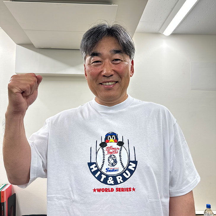 【2026年5月つばの日】BILLIONAIRE BOYS CLUB x TOKYO YAKULT SWALLOWS  _Cotton T-shirt_Color ver