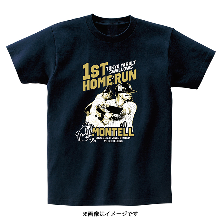 モンテル プロ初HR記念Tシャツ【8月上旬頃出荷予定】 | 東京ヤクルト