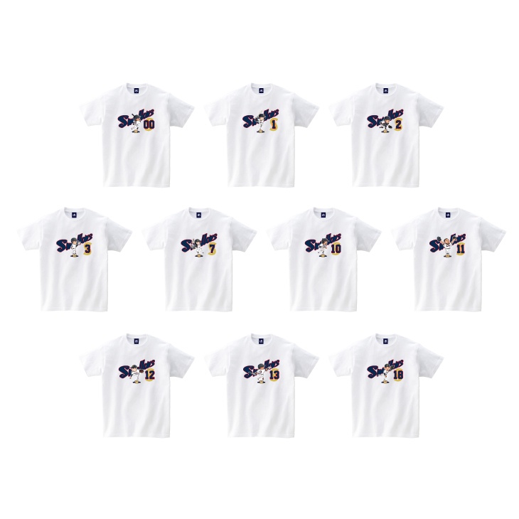 復刻ユニホーム選手イラスト Tシャツ※7月下旬頃出荷予定 | 東京