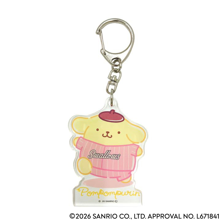 【2026年LadiesDay】サンリオキャラクターズコラボアクリルキーホルダー（ポムポムプリン）