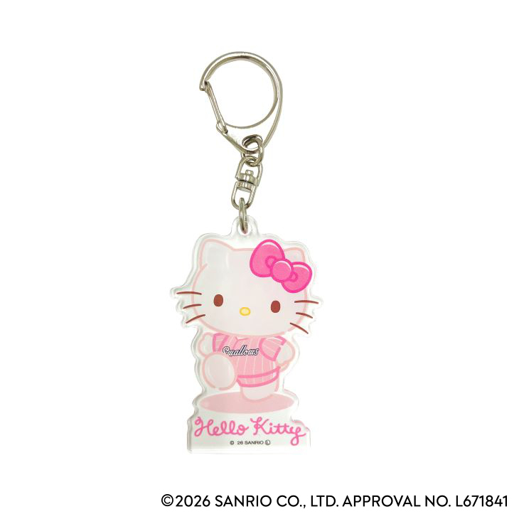 【2026年LadiesDay】サンリオキャラクターズコラボアクリルキーホルダー（ハローキティ）