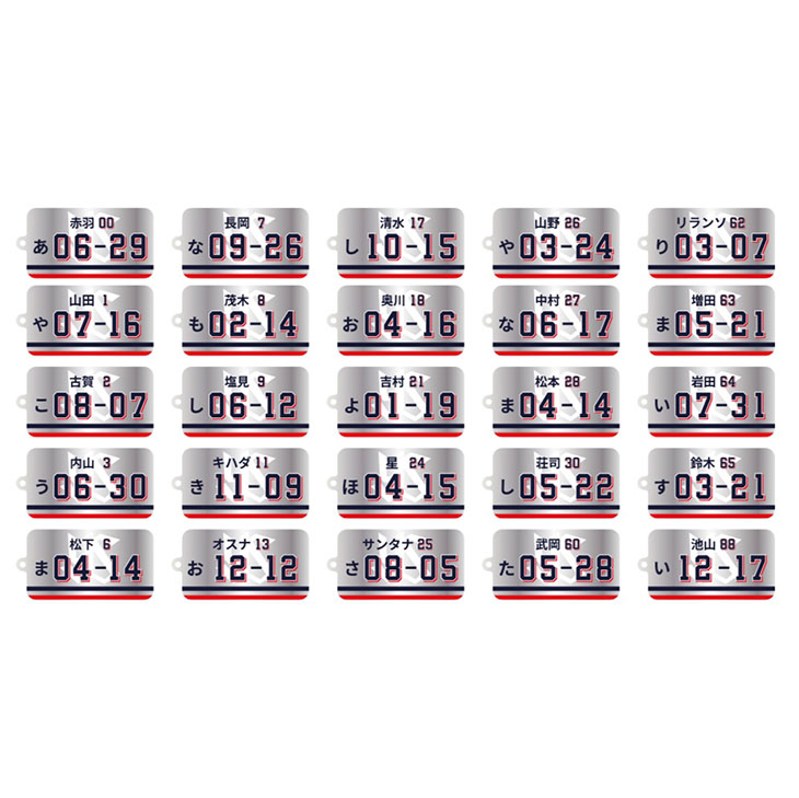 【2026年なとぅ新商品】シークレットナンバープレート風キーホルダー