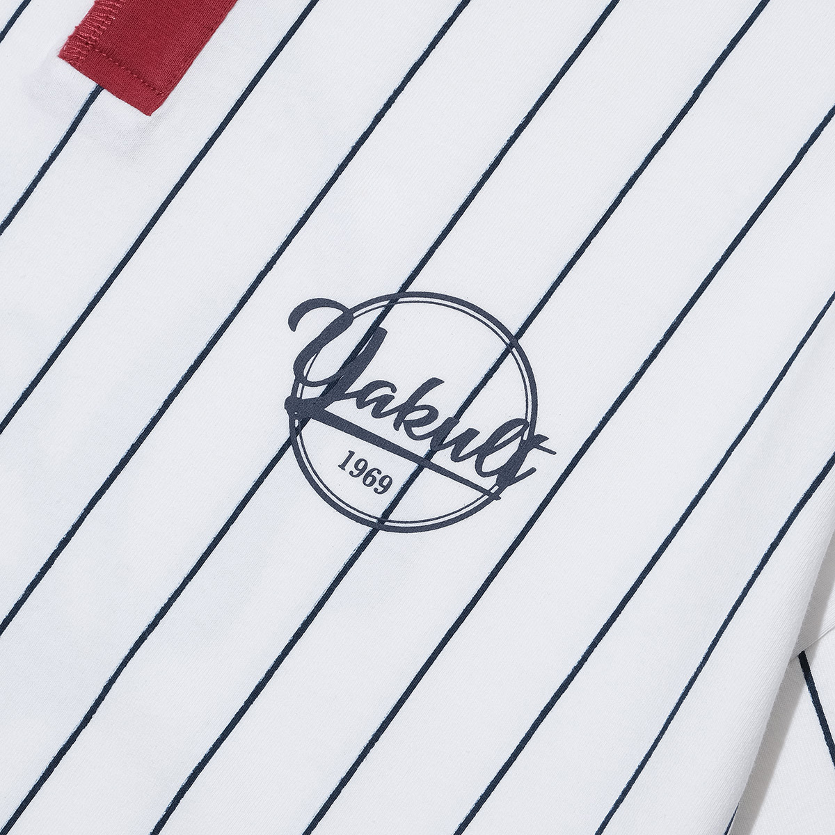 【2026年なとぅ新商品】ROUND HENLEY NECK STRAIPE TEE（NAVY STRIPE）
