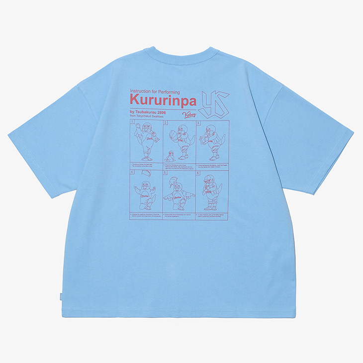 【2026年なとぅ新商品】Kururinpa TEE（POWDER BLUE）