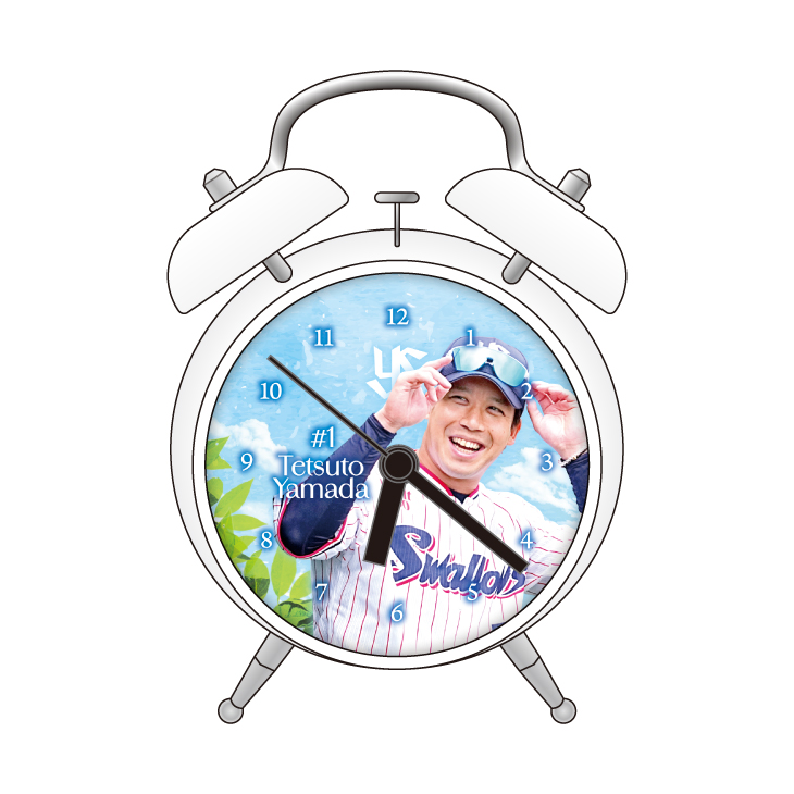 【My Fave Swallows2026アンサーグッズ】選手おはようボイス目覚まし時計