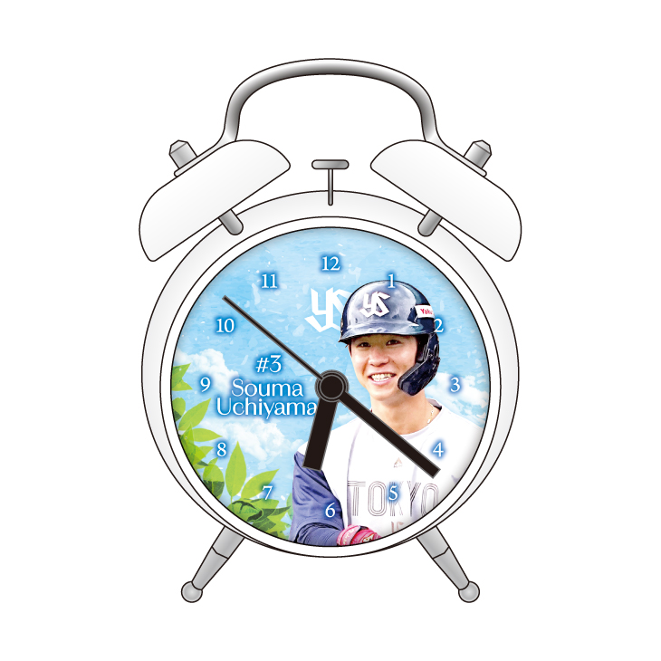 【My Fave Swallows2026アンサーグッズ】選手おはようボイス目覚まし時計
