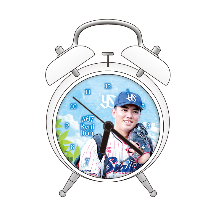 【My Fave Swallows2026アンサーグッズ】選手おはようボイス目覚まし時計