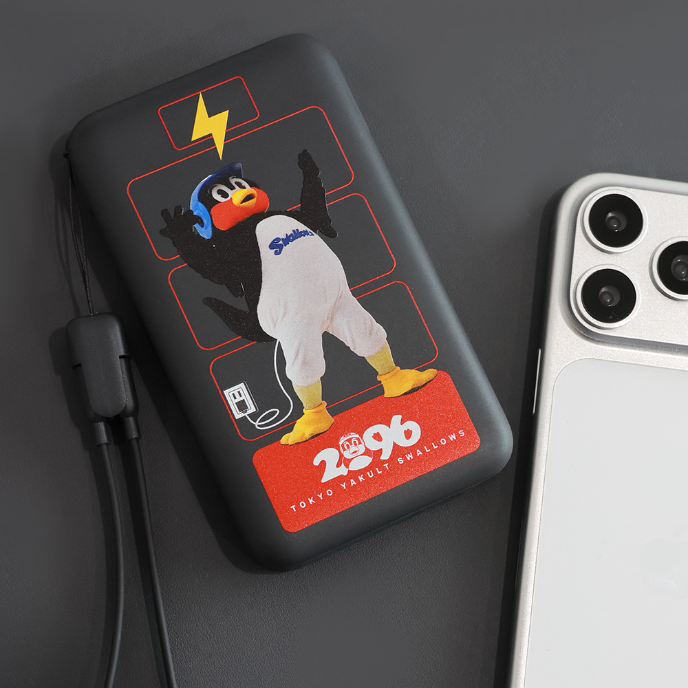 【2026年9月つばの日】準個体モバイルバッテリー（10,000mAh）ブラック