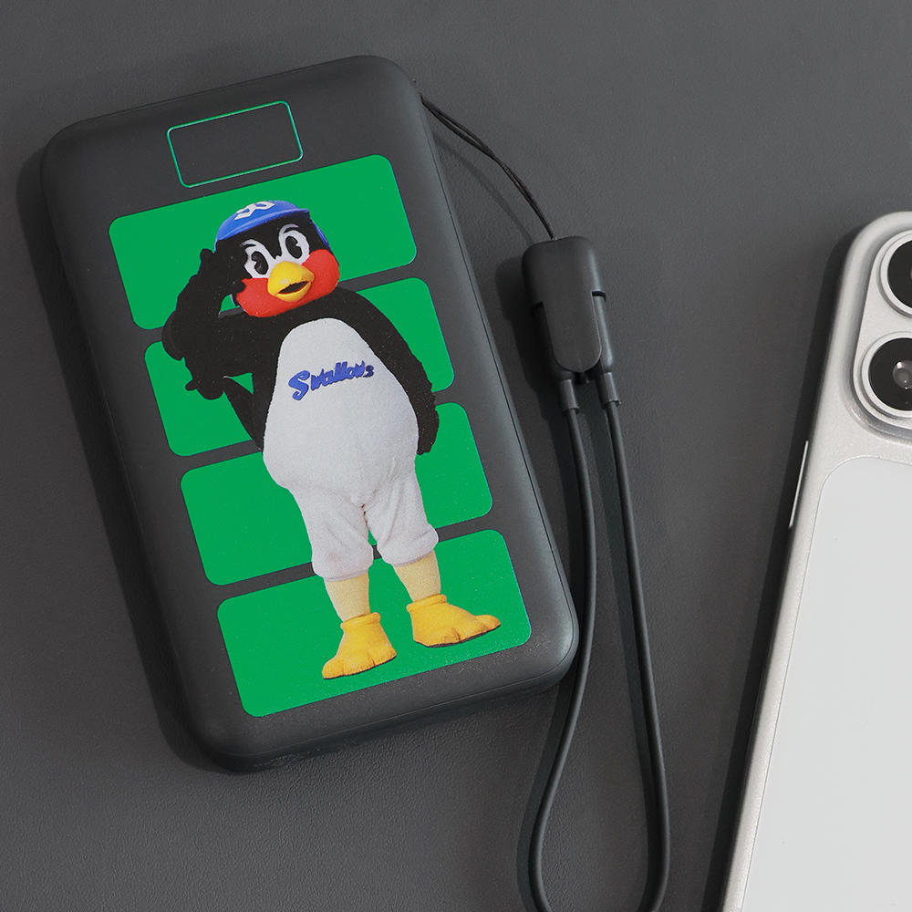 【2026年9月つばの日】準個体モバイルバッテリー（10,000mAh）ブラック