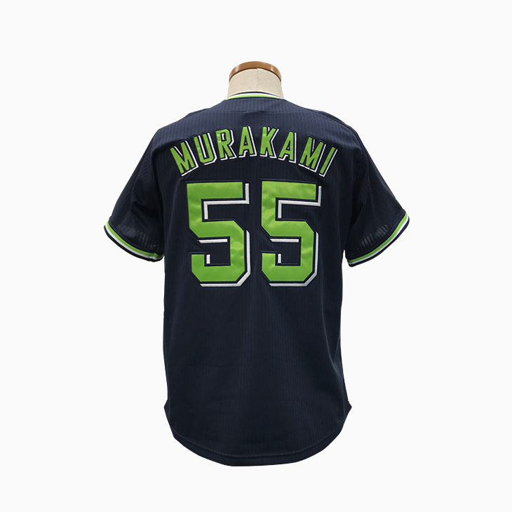 レプリカユニホーム（ビジター）55村上 ※優勝ワッペンは付いていません