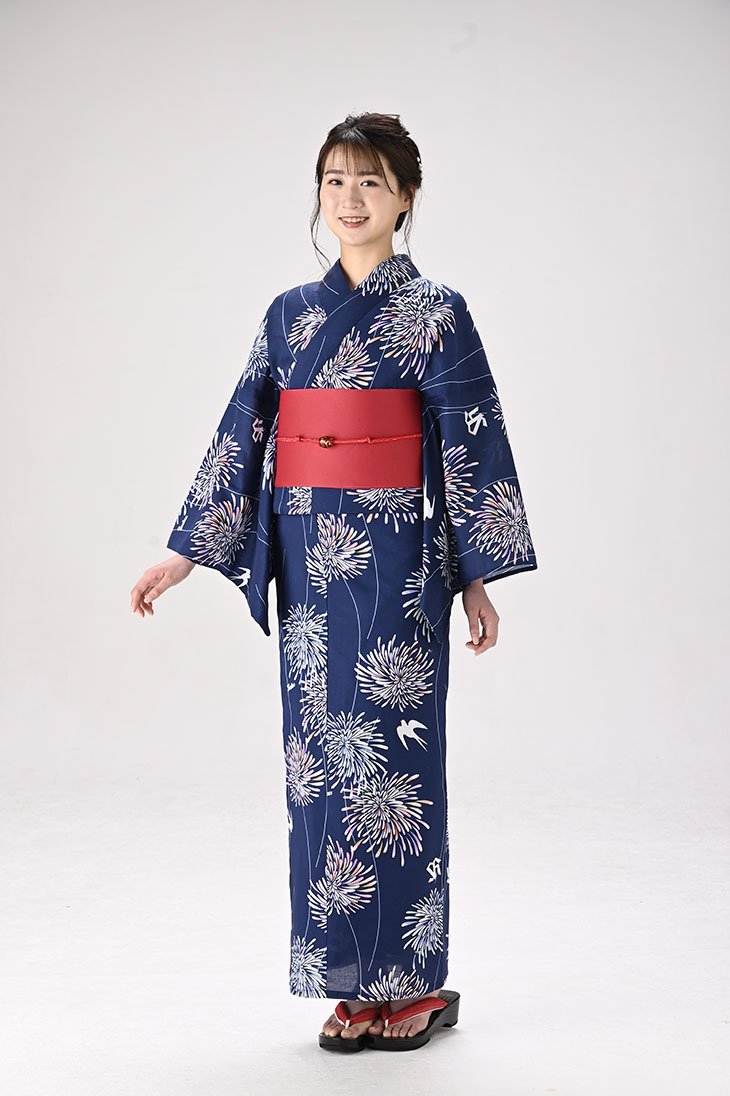 【2024BF】スワローズレディース浴衣（花火柄）