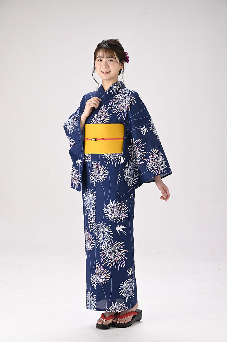 【2024BF】スワローズレディース浴衣（花火柄）